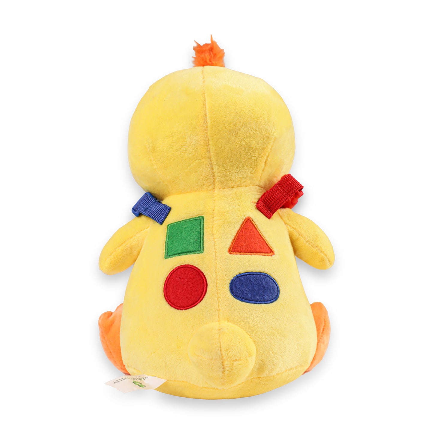 Shows the colorful shapes on the back of Marvin. Great for teaching about shapes.